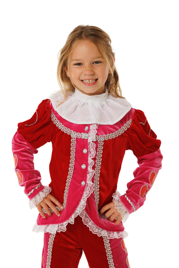 Meisje in het Testpiet verkleedkostuum