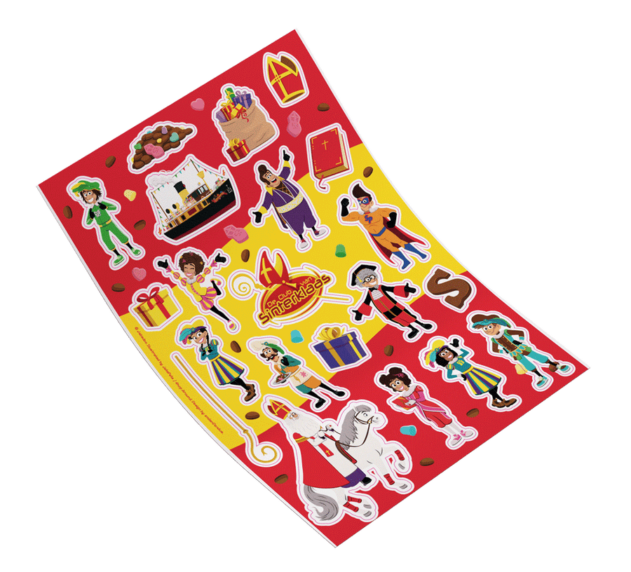 Stickervel - De club van Sinterklaas