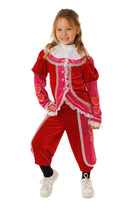 Meisje in het Testpiet verkleedkostuum, van top tot teen